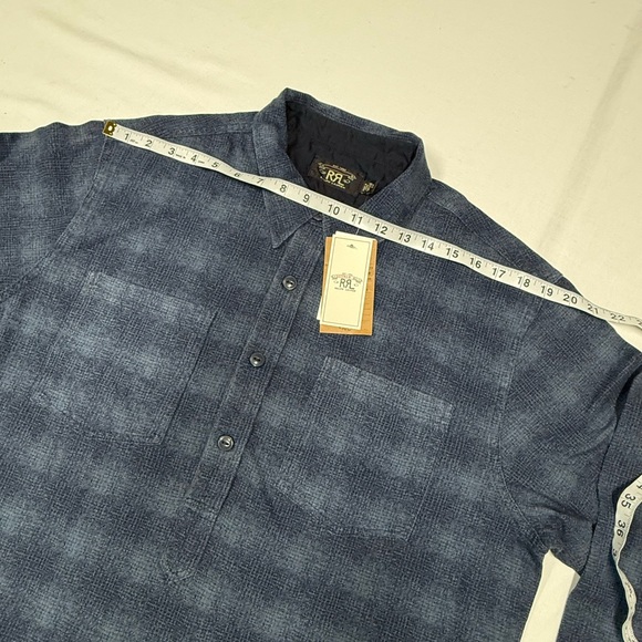 Ralph Lauren Double RL Blue Checkered Shirt - Picture 4 of 15